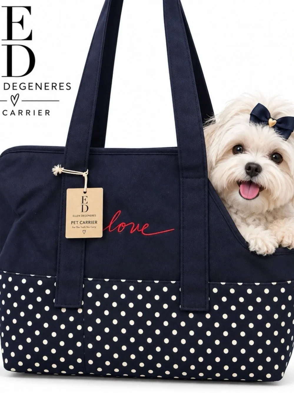 Ellen Degeneres stylish pet